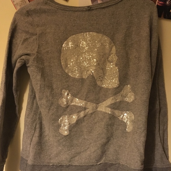 Mono B Fleece Skull Crewneck - Picture 3 of 3